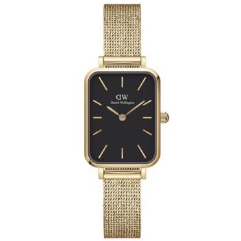 Daniel Wellington Quadro Evergold dameur med rustfri meshlænke